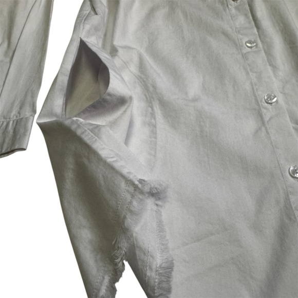 Joan Rivers Women's Classic Denim Boyfriend Shirt Size XS Has Side Pockets NWOT - Picture 8 of 13